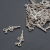 Pendentif Pistolet, diamètre 9×20 mm ± conditionnement 20 g, 29 pièces (+ -)