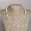 Collier en amazonite, pierres naturelles, perles lisses, diamètre 6,5 mm ±, longueur 50 cm ±