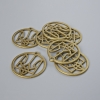 Pendentif Blason de l'Ukraine, diamètre 25 mm ± conditionnement 7 pièces ± couleur bronze du métal