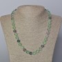 Collier en fluorite naturelle, perles rondes 8,5 mm