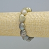 Bracelet labradorite naturelle, perles facettées, diamètre 11×13 mm +/- (élastique), longueur 18 cm+