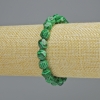 Bracelet malachite multifacette, diamètre 8,5×10 mm ± (élastique), longueur 18 cm+