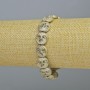 Bracelet en hématite «Arbre» couleur argentée mate, longueur 18 cm ± (élastique)