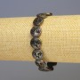 Bracelet en hématite bronze mat, diamètre 12×4 mm, longueur 18 cm ± élastique