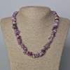 Collier en fosfosidérite, éclats de pierre naturelle, diamètre 13×3–8×4 mm+