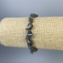 Bracelet labradorite éclats 6×4 mm, longueur 18 cm ±, élastique