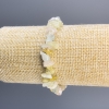 Bracelet Morganite éclats, diamètre 9×43 mm ±, longueur 18 cm élastique