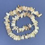Perles d’agate en éclats 14×3-5 mm, sur fil, longueur 41 cm+
