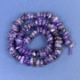 Perles d'améthyste éclatées 10×4 mm sur fil, longueur 40 cm+