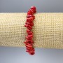 Bracelet en éclats de nacre, diamètre 9×2 mm, longueur 18 cm ± élastique