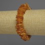 Bracelet en éclats d'ambre, diamètre 14×2 mm, longueur 18 cm, élastique