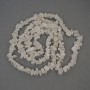 Perles de cristal de roche éclats 5-14×3-6 mm sur fil, longueur 76 cm+