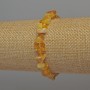 Bracelet en éclats d'ambre, diamètre 7×4 mm, longueur 18 cm, élastique