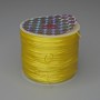 Élastique pour loisirs créatifs – bobine couleur jaune, longueur 30 m (+)
