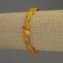 Bracelet en éclats d'ambre 5–9×4 mm, longueur 18 cm ± élastique