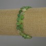 Bracelet en agate goutte, diamètre 8 × 6 mm, longueur 18 cm, élastique