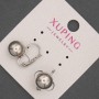 Boucles d'oreilles Xuping rhodié 10×15 mm