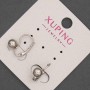 Boucles d'oreilles Xuping rhodium 6×15 mm