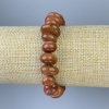 Bracelet en aventurine «Sable doré», perles facettées, diamètre 7-10×10-12 mm, longueur 18 cm ± élastique