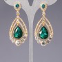 Boucles d'oreilles en cristaux «lustres» «chandeliers» «Anturazh»