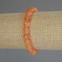 Bracelet en néphrite Mashan, bille facettée de 8 mm +-, longueur 18 cm (élastique)