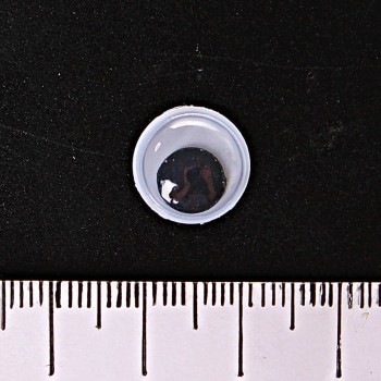 (12 mm) Accessoires pour yeux d'animaux, en gros emballage, 100 pièces