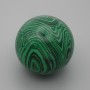 Boule souvenir en malachite pressée, diamètre 40 mm+