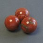 Boule souvenir en jaspe rouge, diamètre 30 mm+
