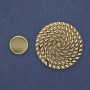 Broche magnétique Accent 40 mm ± métal doré