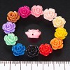 Perles en forme de rose, assortiment, trou traversant 13 mm, conditionnement 9 g, 20 pièces +
