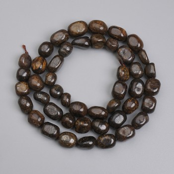 Perles de bronzite facettées 6-11×5, 5-7, 5 mm ±, longueur 40 cm ± sur fil