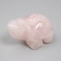 Statue souvenir Tortue en quartz rose 50×30×25 mm+