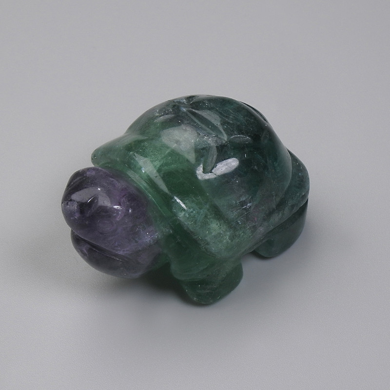 Figurine-souvenir «Tortue» en fluorite 43×30×21 mm+