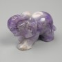 Statuette souvenir Éléphant en améthyste 55×35×26 mm+