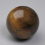 Boule souvenir en pierre œil de tigre, diamètre 40 mm+