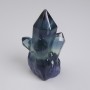 Pierre naturelle décorative en fluorite, diamètre 40×27 mm ± (prix par pièce)