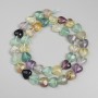 Perles de fluorite cœur 10 mm ± sur fil