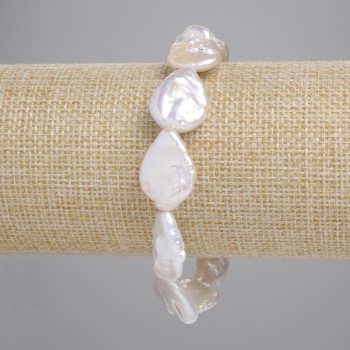 Bracelet de perles baroques « benzine »
