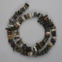 Perles de jaspe éclats 8-11×3-5 mm, longueur 40 cm ±, sur fil