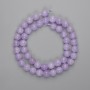 Perles de kunzite, boules lisses de 8 mm ±, longueur 37 cm ±