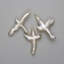 Pendentif perle baroque à teinte « benzine » ~40×35 mm ± taille assortie