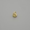Prix par pièce. Embout capuchon pour perle, couleur métal doré, diamètre 4,5×1 mm, Ø 2,5 mm +/-