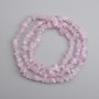 Perles de kunzite en grains, diamètre 7-11 × 3-5 mm, longueur 80 cm