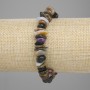 Bracelet en éclats de jaspe 9–14×3–5 mm, longueur 18 cm, élastique