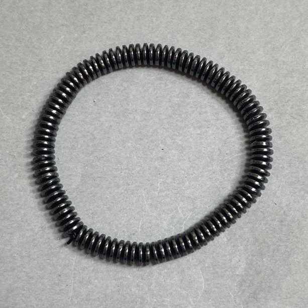 Bracelet en hématite, rondelles 6×1 mm ±, longueur 18 cm ±, élastique