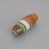 Prix pour 1 pièce. Perle-insertion en agate naturelle 29-34×10-11 mm ± (tailles assorties)