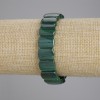 Bracelet malachite, maillons lisses, diamètre environ 14×10 mm ±, longueur 18 cm ±, élastique