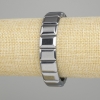 Bracelet térahertz maillons, diamètre environ 14 × 10 mm, longueur 18 cm, élastique