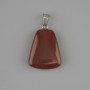Pendentif en cornaline, forme trapèze 17×21 mm ±, longueur 30 mm ±