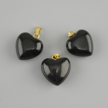 Pendentif Cœur d’Agate 15×15×23 mm+